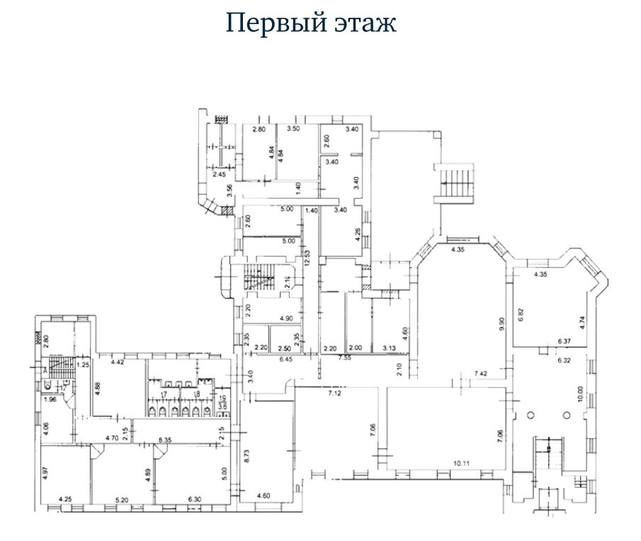 Новокузнецкая 40с1 - 1-й этаж